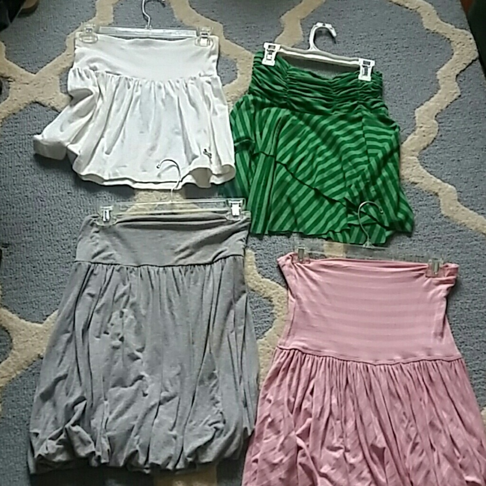 🗽 Le Tigre white or grey cotton skirt